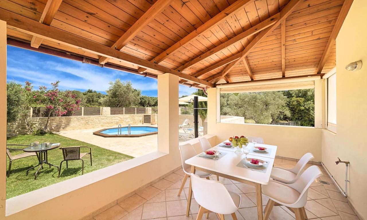 Villa Di Palma Heated Pool Koufi Dış mekan fotoğraf